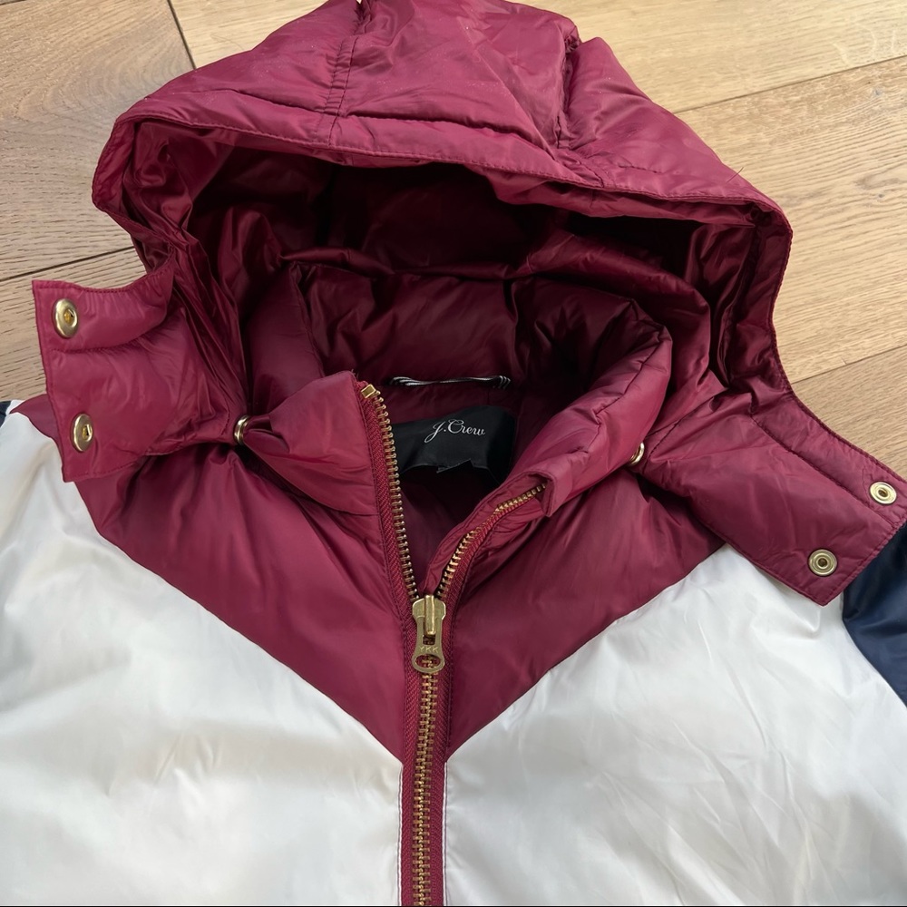 J Crew Retro Stripe Puffer - image 5